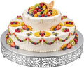 Wenqik 20 Inch Cake Stand Round Metal Cupcake by Wenqik