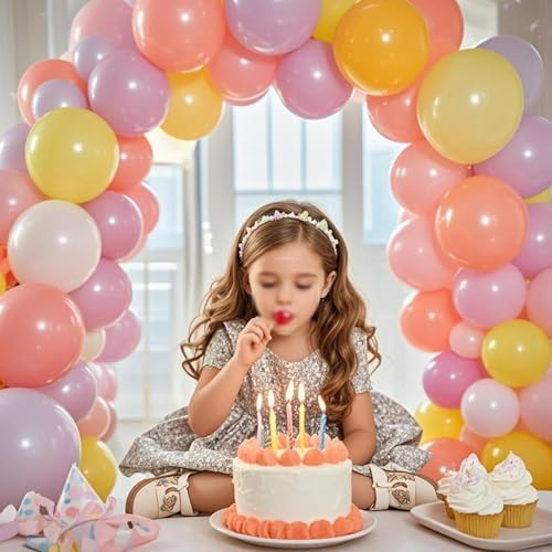 Balloon Arch Kit Stand with Base, 9Ft & 5.6Ft High Free Bending Half Arch Stand for Baby Shower Yard Decorations Wedding Birthday Party (No Balloons) - Image 6