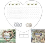 Φ 8ft(2.4M) Heart Shaped White Metal Balloon Arch Stand Frame Display Kit，Love Balloon Arch Frame for Proposal, Wedding, Valentine’s Day, Bridal, Birthday Party Decorations by KIMI+HOUSE