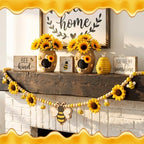 56 Pcs DIY Bee Hive Decor Honey Pot Vase Kits Bee Party Table Centerpieces - Image 6