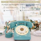 Audio Guest Book Wedding Phone, Retro Audio Phone Guestbook with Clear Voice Recording for Wedding Reception, Bridal Shower, Birthday, Baby Shower, Anniversary, Engagement - Image 2