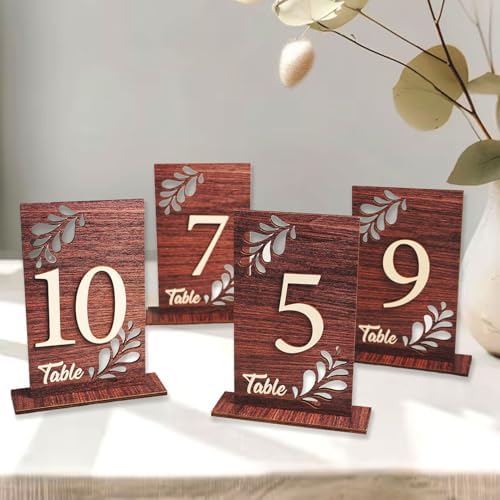 Wedding Table Numbers 1-20 Wooden Table Numbers for Wedding Reception - Image 4