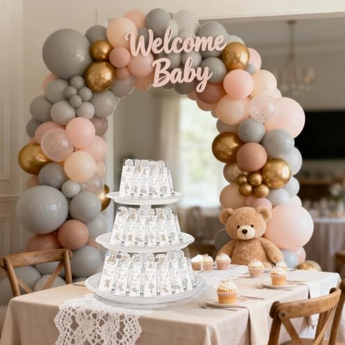 60 Sets Baby Shower Gifts Pens in Bulk for Guests Blue Bear Party Favors Retractable Ballpoint Pen with Bookmarks Black Ink Gender Reveal Souvenirs Prizes Gifts Supplies - Image 5