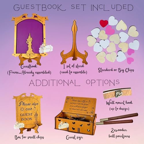 Wooden Drop Box Guest Book Alternative | Fairytale Princess Tower Wedding - Image 6