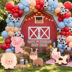Honoson 4 Pcs Large 24" x 32" Farm Animal Cardboard Cutouts Party Decor - Image 4
