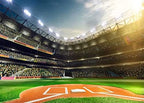 BELECO 7x5ft Fabric Baseball Backdrop Baseball Field Stadium Photography Backdrop for Baby Shower Birthday Party Decoration Sport Games Photo Background Props by BELECO