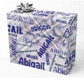 AOFUN Wrapping Paper for Men, Anniversary, Baby, Christmas, Personalized Birthday Gifts - Custom Name, 5 Rolls 58" x 23" by Unknown
