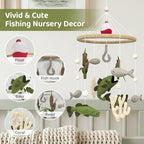 Baby Mobile for Crib Fishing Crib Mobile for Boys Baby Shower Gift - Image 3