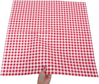 Mipcase 20pcs Red and White Checkered Floral Bouquet Wrapping Paper 58cm X 58cm Plaid Tissue Paper for Wedding Wraps, Flower Bouquet Packaging, Craft and DIY Supplies - Image 3
