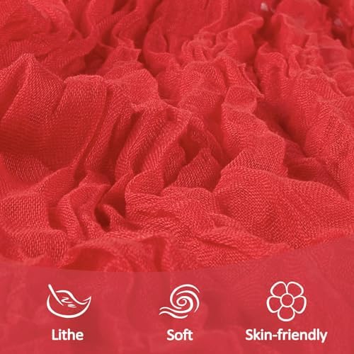 12 Pack 35 x 120 Inch Red Table Runner Cheesecloth - Image 5