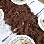 16 Pack 23 x 120 Inch Brown Table Runner 10Ft Cheesecloth - Image 4