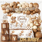 260pcs Bear Baby Shower Decorations by Unknown