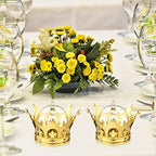 Honeydak 60 Pieces Gold Refillable Crown Candy Boxes with Dome Lid - Image 5