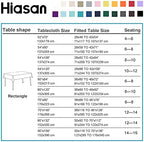 Hiasan 60 x 120 Inch Checkered Tablecloth Rectangle, Sage Green and White - Image 5