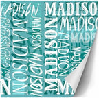 AOFUN Custom Name Text Funny Christmas Birthday Gift Designer Wrapping Paper - 5 Rolls, 58" x 23" Each - Image 3