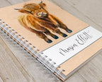 Personalized Baby Memory Book - Hardcover First Year Album Customized with Baby’s Name - Prompted Baby Journal (Baby Highland Cow) - Image 2