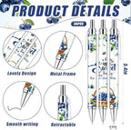 145 Pieces Blueberry Baby Shower Favors for Guest BlueBerry Sweet Baby Ballpoint Pens and Keychains Gifts Bulk Retractable Baby Shower Pens Gender Reveal Greeting Cards Souvenirs Prizes - Image 2
