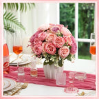 Geosar 16 Bundles Artificial Peonies Flowers,Pink Lavender - Image 4