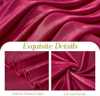 Burgundy Large Bows for Backdrop Giant Bows Birthday Party Decorations Large Giant Bow Decor, Burgundy Giant Satin Bow Decoration for Wedding Baby Shower Birthday Photo Booth Arch Wall Decor 47"x24" - Image 7