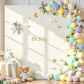 Besutolife Square Arch Backdrop Cover, 8×8 FT Spandex Arch Covers Stretchy Fitted Balloon Arch Stand Cover for Wedding, Birthday Party, Baby Shower, Photo Booth, Graduation Ceremony, Ivory by Besutolife