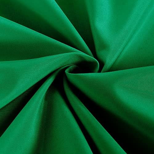Obstal 2 Pack Green Table Clothes for 6 Foot Rectangle Tables - Water Resistant Washable Fabric Polyester Rectangle Table Cover Protector for Wedding, Banquet and Trade Shows, 72L x 30W x 30H Inches - Image 6