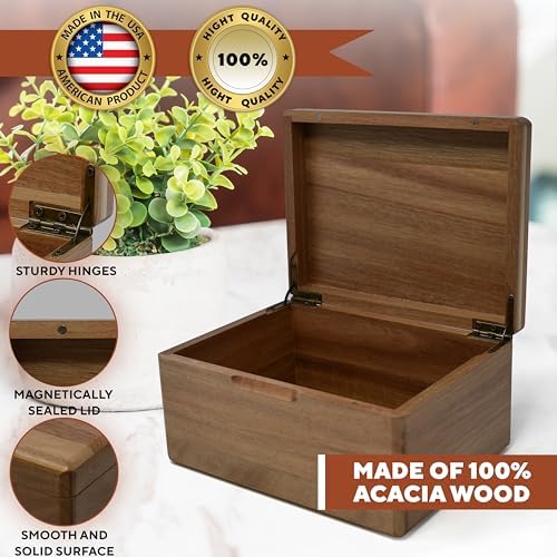 Birth Flower Keepsake Box Personalized - Wooden Memory Box for Girls - Image 6