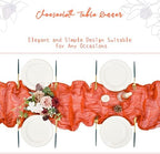 Showgeous 16 Pack Orange Cheesecloth Table Runner 17 x 108 Inch - Image 5