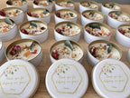 Scented Mixed Flower Candle Favors - Personalized for Weddings, Bridal Showers, Baby Showers, Birthdays, Christmas (10-20-30-40-50-100 PCS in Bulk) - Image 5