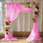 Pack of 1 Wedding Arch Drape Panel Fabric 30" x 40ft - Bubblegum Pink by MDS