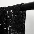Eternal Beauty Black Sequin Backdrop Curtains, 4 Panels 2x8FT - Image 5