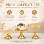 3 Pack Gold Cake Stand, 8 10 12 Inch Tiered Display - Image 5