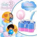 Dagelar Snow 5th Birthday Decorations Girl and 3-in-1 Electric Balloon Pump - Image 3