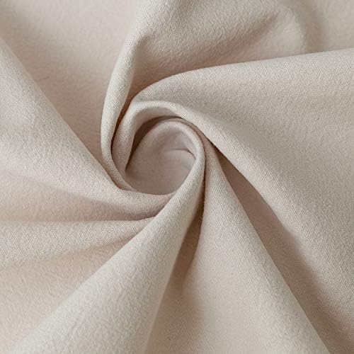 GLORY SEASON Retro Farmhouse Ruffle Tablecloth Cotton Flounces Trim Washable Table Cover Tablecloths for Rectangle Table Baby Shower Kitchen Party Wedding Decor 60''x84'' - Image 4