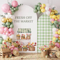 Moukeren Fresh Off The Market Arch Backdrop Cover 6ft and 7.2ft by Moukeren