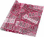 AOFUN Custom Name Gift Wrapping Paper Personalized Logo Gift Unique Wrapping Paper for Boys Girls Men Women Custom Gift Tissue Paper 5 Rolls 58" x 23" - Image 5
