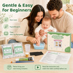 Noosuna Baby Hand and Foot Casting Kit with Shadow Box Frame(11x9 Inch) - Image 5