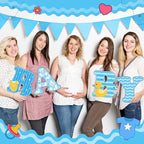 13 Pcs welcome Baby Yard Signs with Stakes 15in Baby Shower Yard Sign, Blue - Image 5