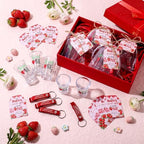 Pickmesh 25 Set Strawberry Shot Glasses Bottle Opener Keychain Baby Shower - Image 6