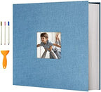 Vienrose Photo Album with Window Self Adhesive 13x12.6 120 Pages Skyblue by Vienrose