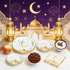 180pcs Ramadan Eid Mubarak Party Supplies,Serves 60 - Image 5