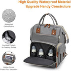 Diaper Bag with Changing Station, Baby Backpack with Foldable Changing Pad - Image 3