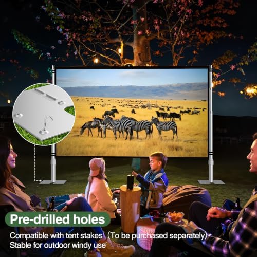 EMART 8.9x10ft Heavy Duty Backdrop Stand Frame with Adjustable Pipe,Silver - Image 6