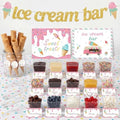 Meanplan 79 Pcs Ice Cream Bar Party Decoration Kit Table Supply, Pastel by Meanplan