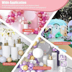 3Pcs Cylinder Stands for Party, White Cylinder Stand Cake Pedestal Stand Cylindrical Display Stand for Birthday Wedding Party Outdoor Indoor Decor (3 Pcs) - Image 7