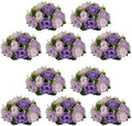 NUPTIO Artificial Flower Ball Centerpieces: Lilac & Purple & Pink Rose by Nuptio