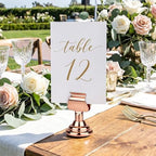 24 Pack Harp Clip Table Number Holders for Wedding - Image 3