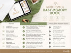 Baby Memory Book Gift Set, Birth to 5 Years Keepsake Journal - Image 4