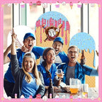 3 Pcs Baseball Ice Cream Arch Backdrop Ice Cream Drip Baseball Party Decor - Image 7