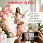 6FT Arch Backdrop with Stand, Wedding Birthday Party Foam Board, White - Image 3