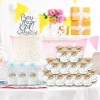 Whaline 20Pcs Baby Shower Candle Favors Glass Mason Jar Wax Candle Blue Clothes Jar Candles for Baby Shower Gender Reveal Party Favors - Image 5